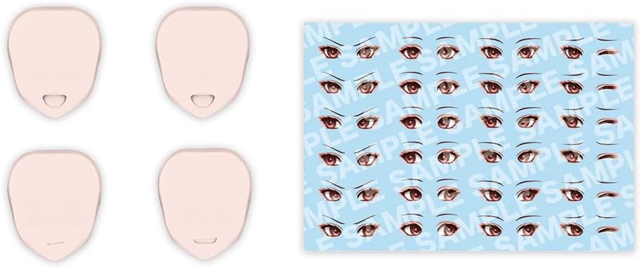 KOTOBUKIYA 1/10 Scale Creative Girl Garden Customized Face & Decal Set, Vol. 1 - BanzaiHobby