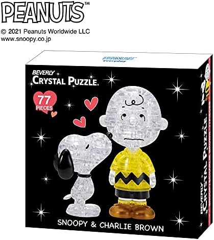 Crystal Puzzle Snoopy & Charlie Brown
