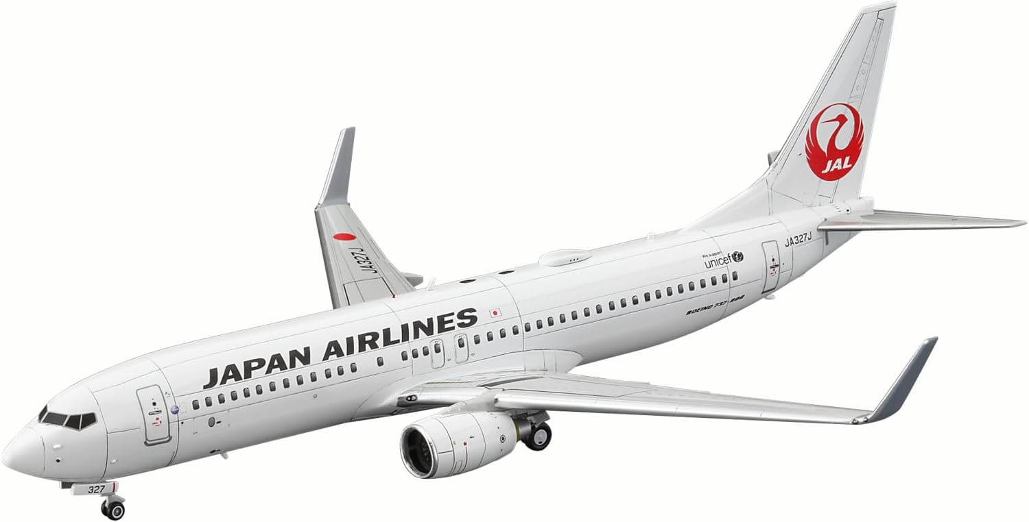 Hasegawa 1/200 Japan Airlines Boeing 737-800 (Tsurumaru Logo) - BanzaiHobby