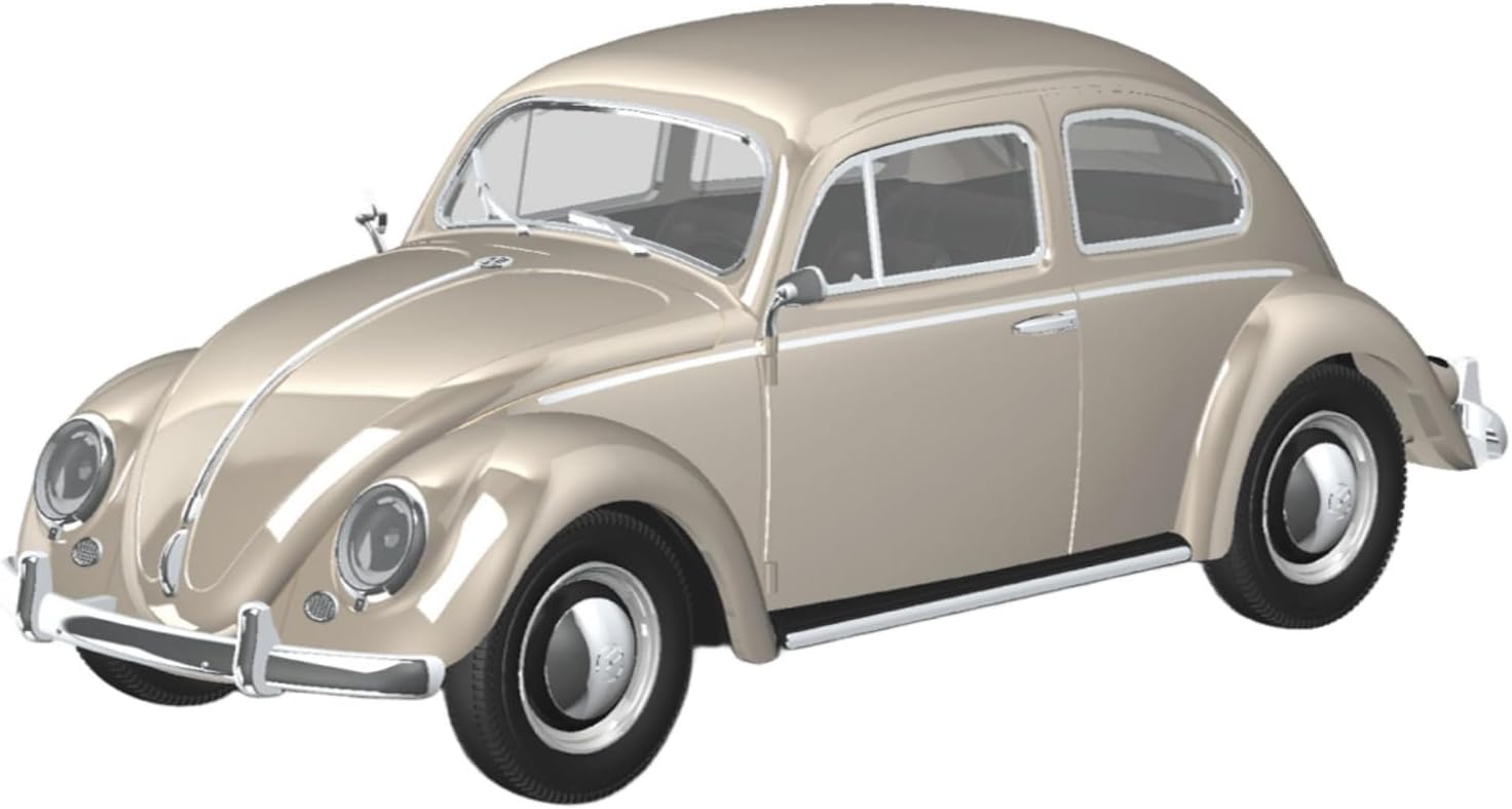 Aoshima 1/32 RakuPla Snap Kit No.20-LB Volkswagen Beetle (Light Beige)