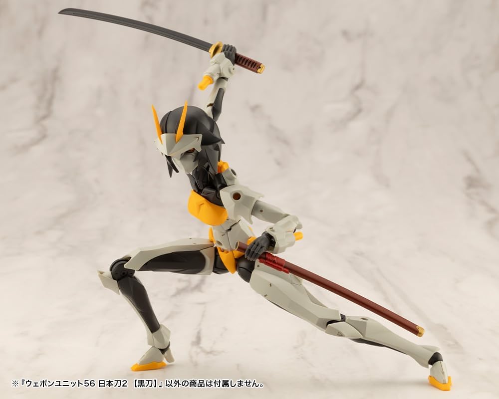 Kotobukiya MW56 M.S.G Modeling Support Goods, Weapon Unit 56, Japanese Sword 2 (Black Sword) - BanzaiHobby