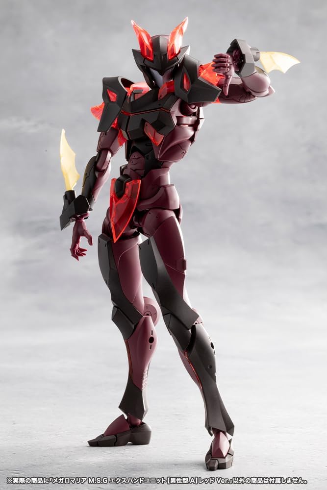 Kotobukiya CX044 MEGALOMARIA M.S.G EX HAND UNIT [Male Type A] RED Ver. (MegaloMaria Unlimited Universe)