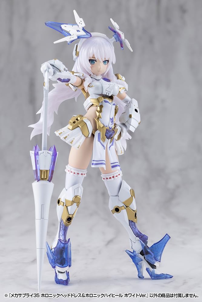 Kotobukiya MJ35J M.S.G Modeling Support Goods Mecha Supply 35 Holonic Head Dress & High Heels White Ver.
