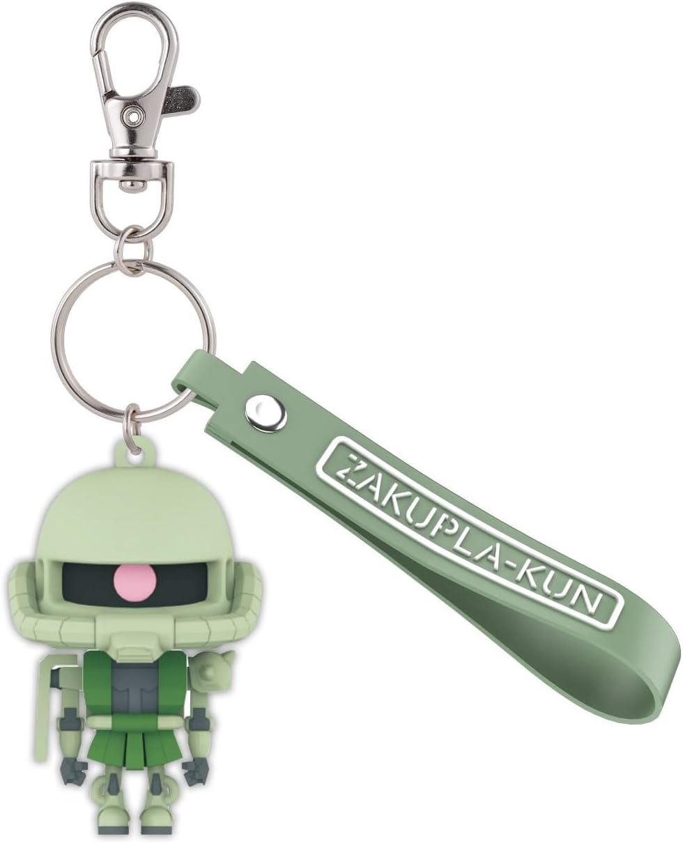 Bandai Gunpla-kun Zakupla-kun 3D Rubber Mascot Keychain