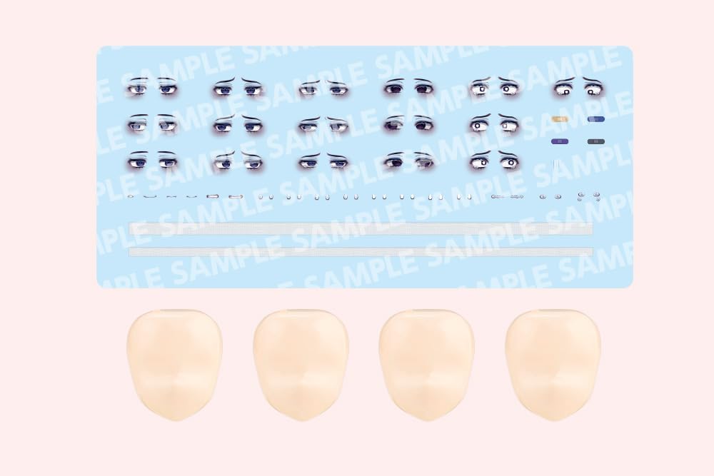 Kotobukiya JK059 1/10 Customized Face & Decal Set Vol.6 [Designed by Amaai] (Sousai Shojo Teien) - BanzaiHobby