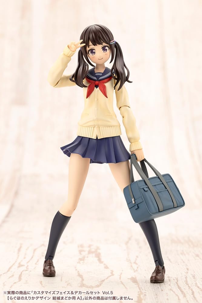 Kotobukiya JK058 1/10 Customized Face & Decal Set Vol.5 [Designed by Erika Raguho For Madoka Yuki A] (Sousai Shojo Teien) - BanzaiHobby