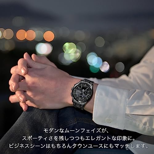 Citizen] 腕時計 アテッサ ムーンフェイズ 電波ソーラー 防水 BY1006