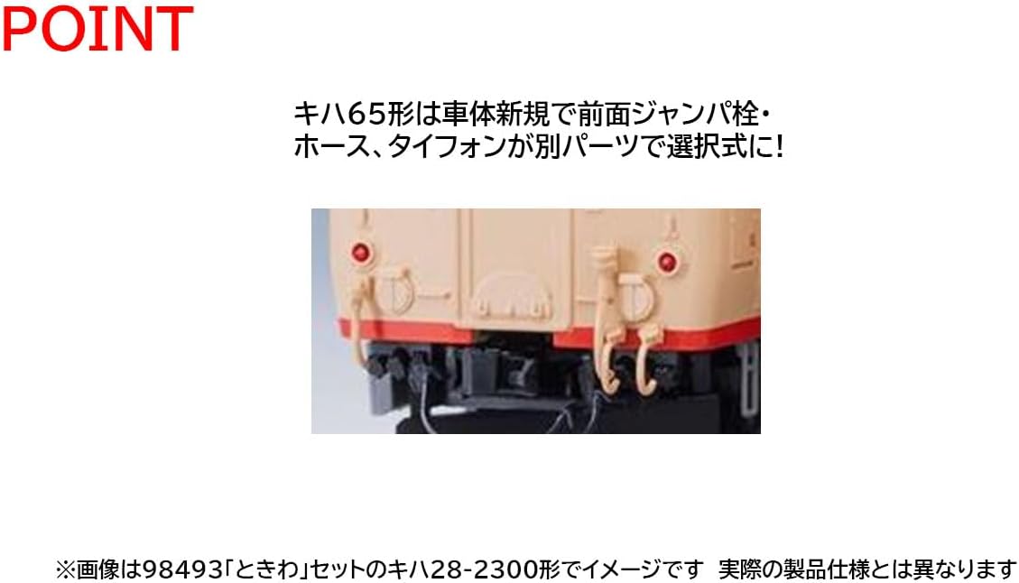 TOMIX 97227 JR Series Kiha 58 Express Diesel Car (Sakyu) 4 Cars Set