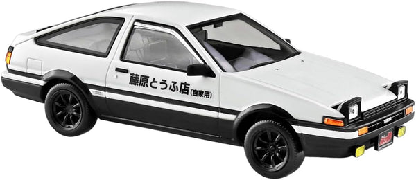 Aoshima Initial D Takumi AE86 - contoh kemasan seri RakuPla dari pabrikan yang sama