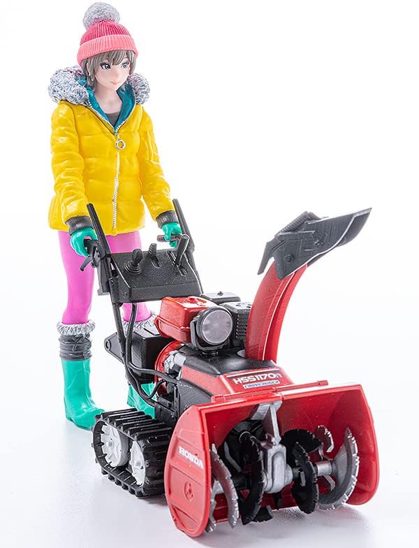 Max Factory 1/20 PLAMAX MF-62 minimum factory Minori with Honda Small Snow Plow HSS1170n (JX) - BanzaiHobby
