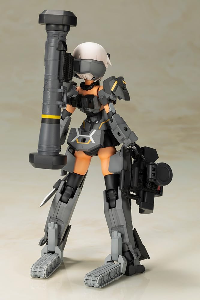 Kotobukiya Frame Arms Girl Gourai Kai [Black] with FGM148 Type Anti-Tank Missile - BanzaiHobby