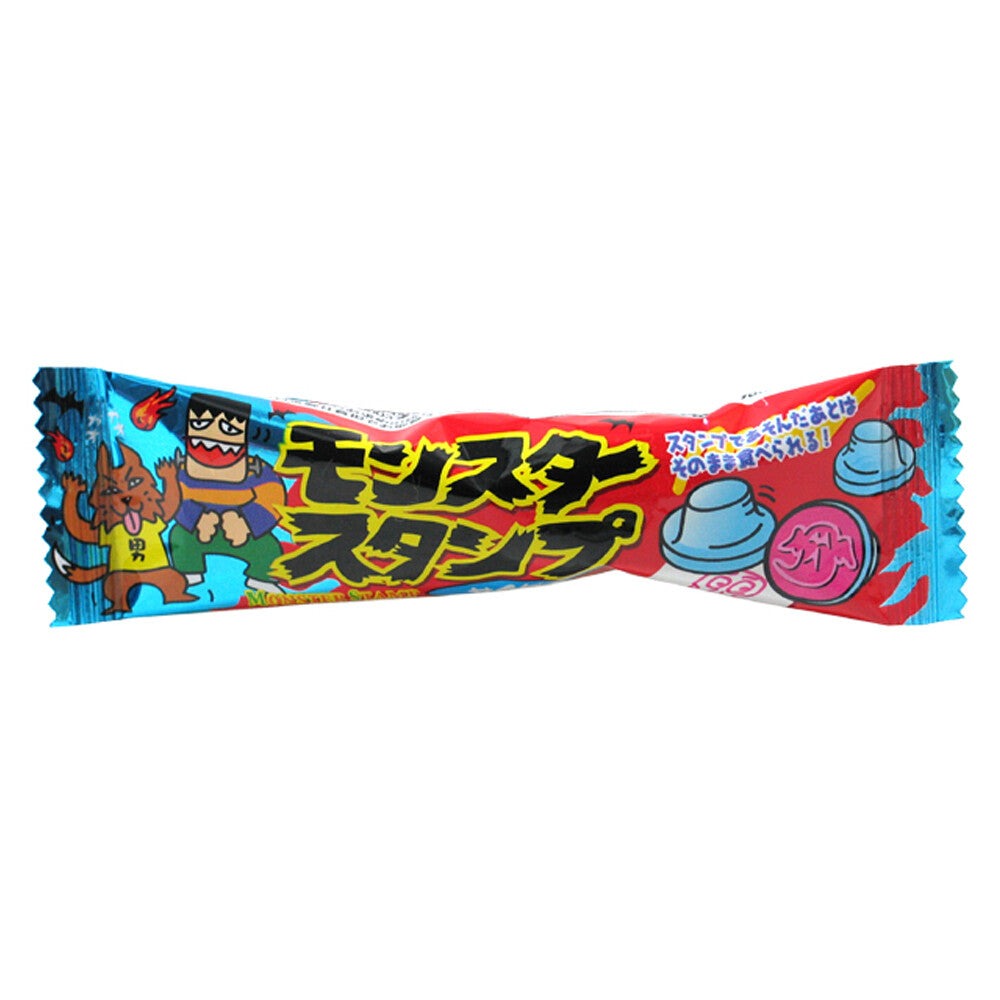 Yaokin Monster Stamp Candy - Cider, 1 box (50 packs)