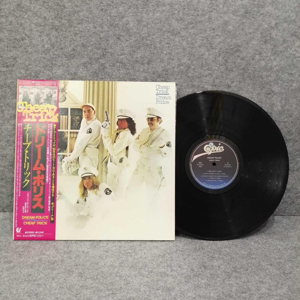 EPIC SONY Cheap Trick 'Dream Police' 25・3P-50