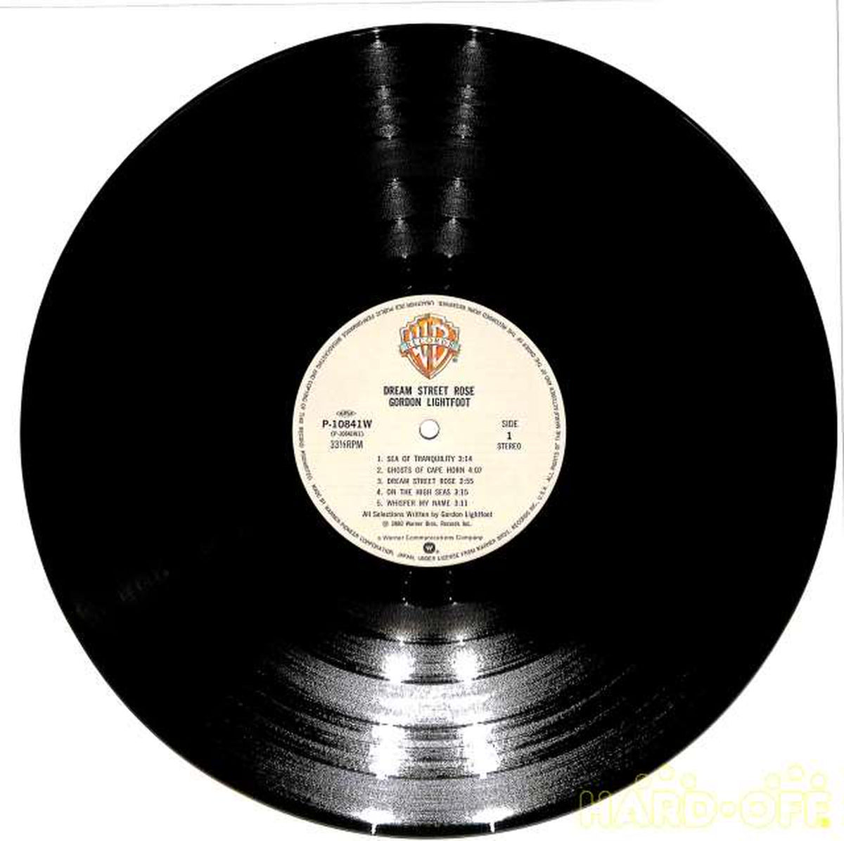 Warner^・Pioneer Gordon Lightfoot "My Beloved Rose" P-10841