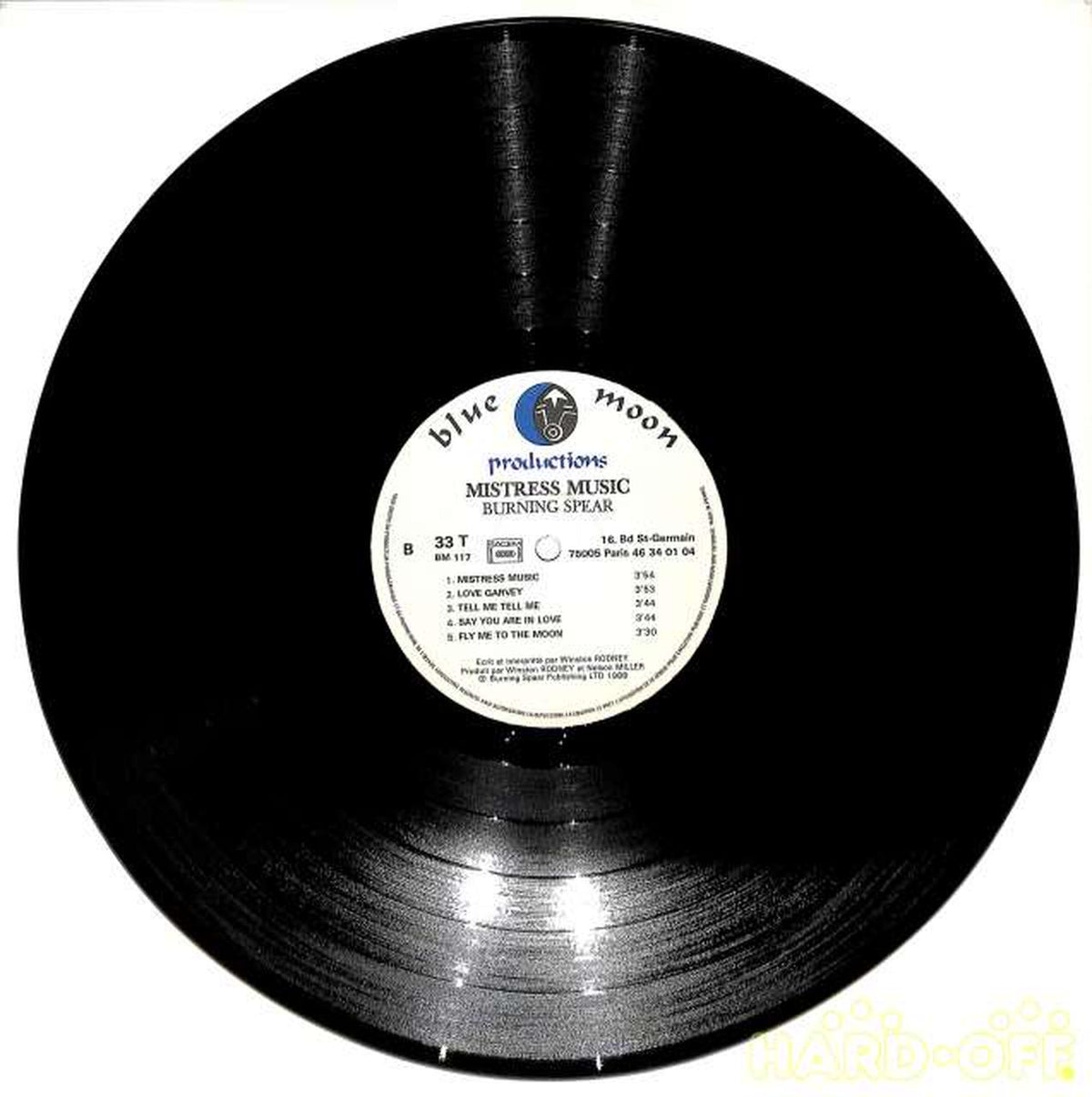 SLASH Burning Spear "MISTRESS MUSIC" BM117 (exported)