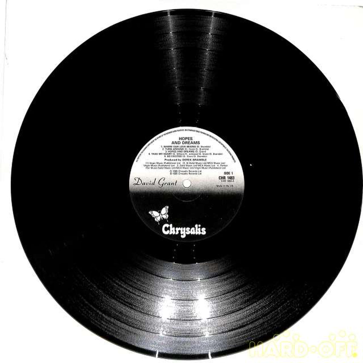 Chrysalis (import, English) David Grant "Hopes & Dreams" CHR-1485