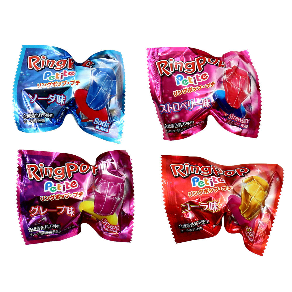 Tatsu Ring Pop Petite Candy, 1 box (24 packs)
