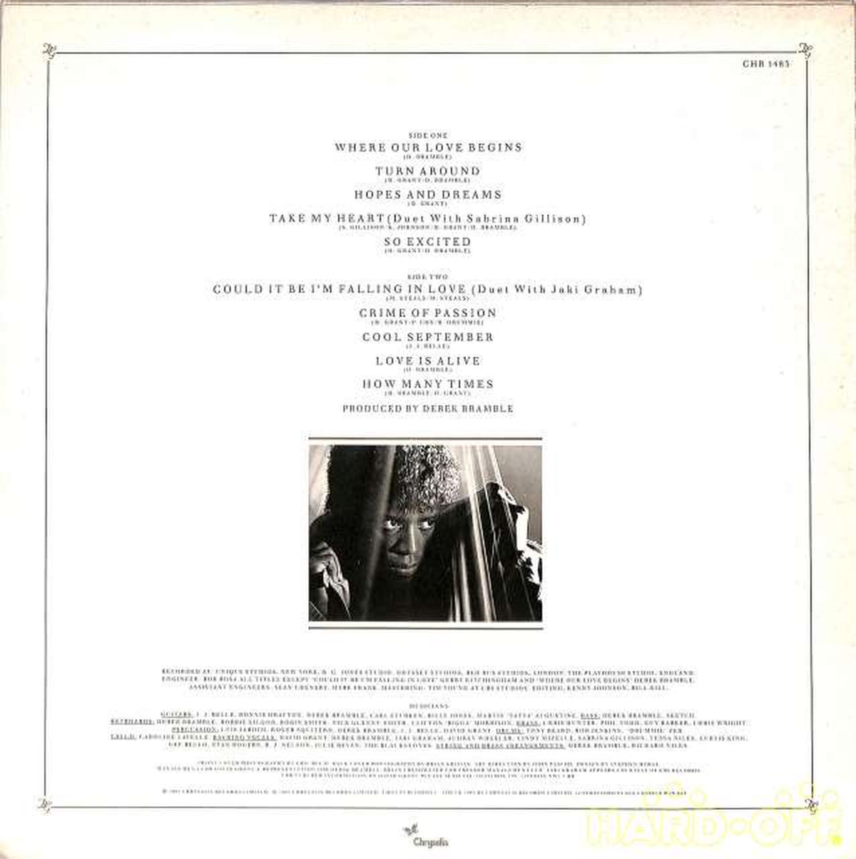 Chrysalis (import, English) David Grant "Hopes & Dreams" CHR-1485