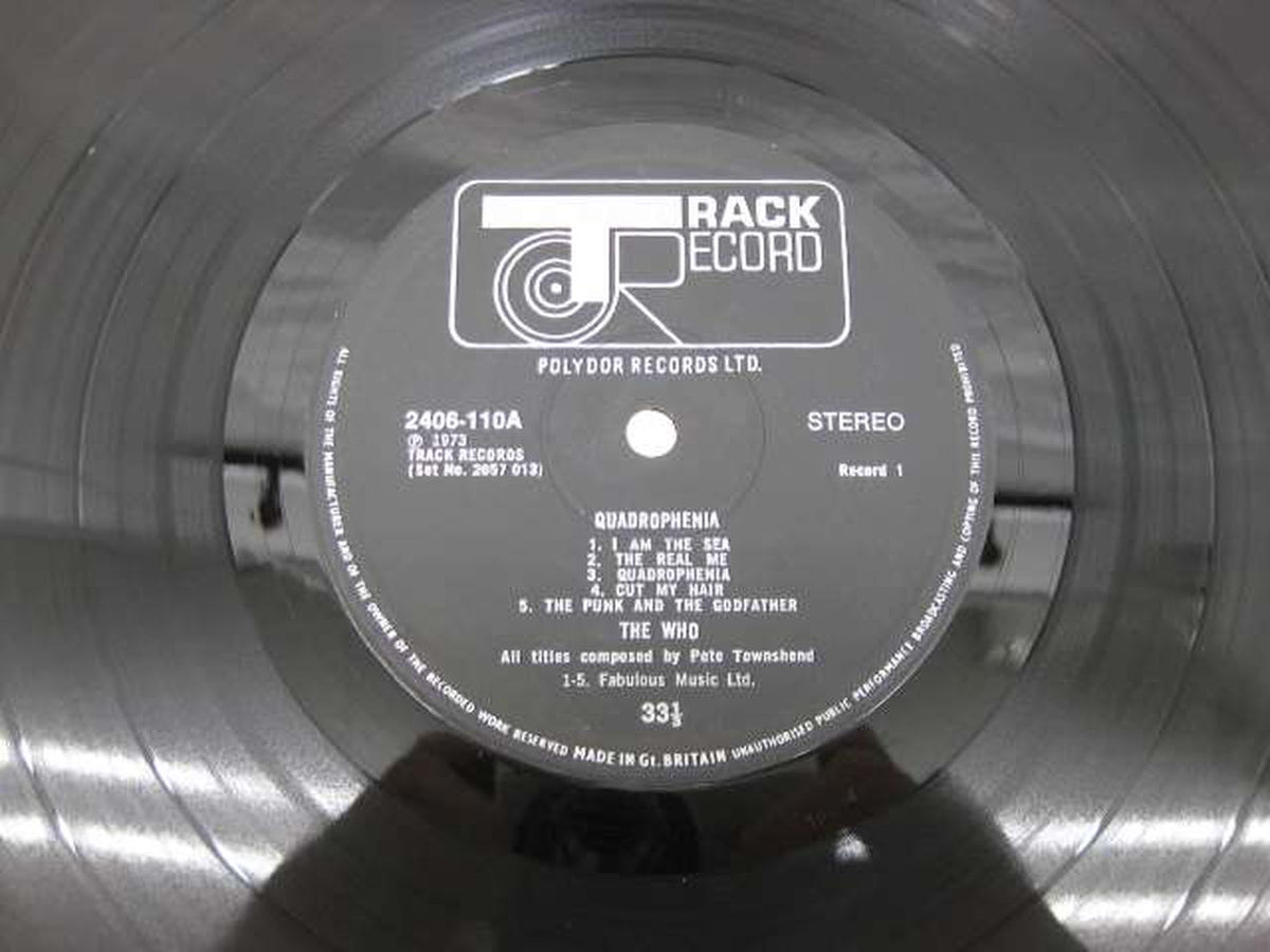 TRACK RECORD Western Music THE WHO / QUADROPHENIA