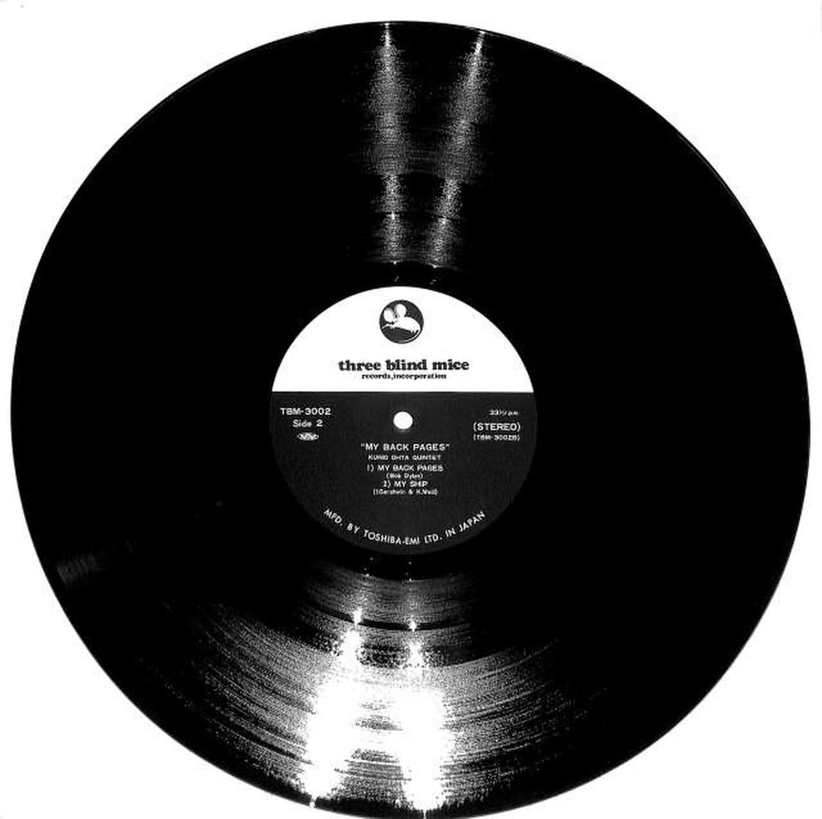 Three Blind Mice Kunihiko Ota Quintet 'Our Youth' TBM3002