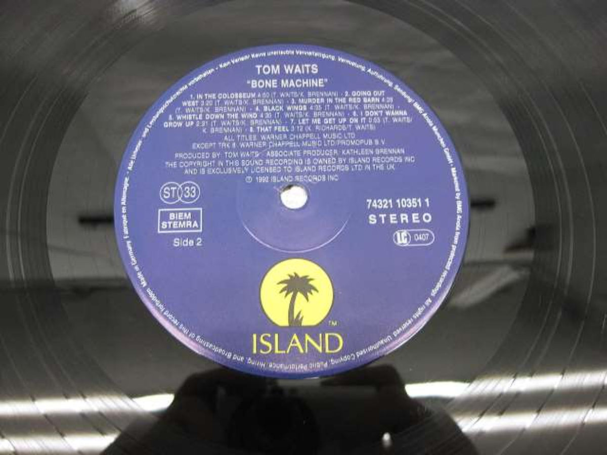 Island Records TOM WAITS / BONE MACHINE TOM WAITS / BONE MACHINE