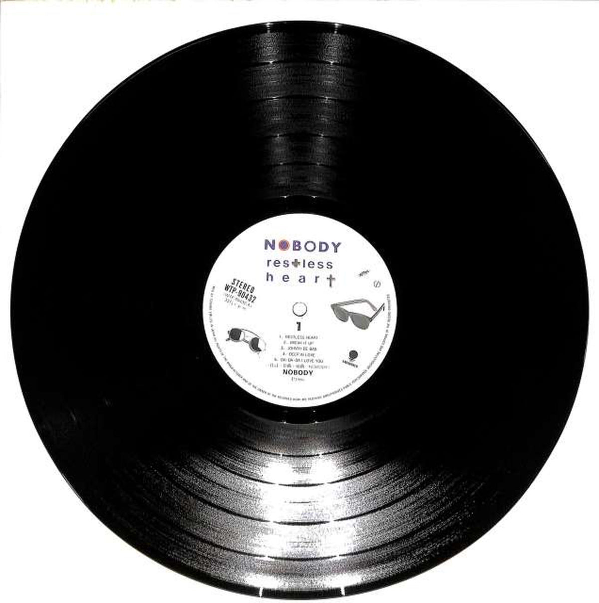 Toshiba EMI Nobody 'Restless Heart' WTP-90432
