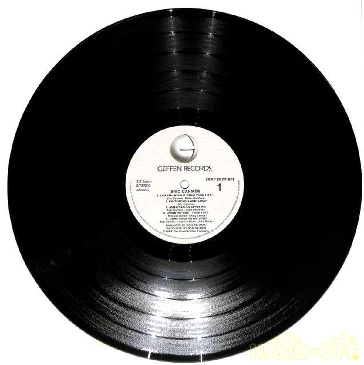 CBS Sony Eric Carmen "Eric Carmen" 28AP-2977