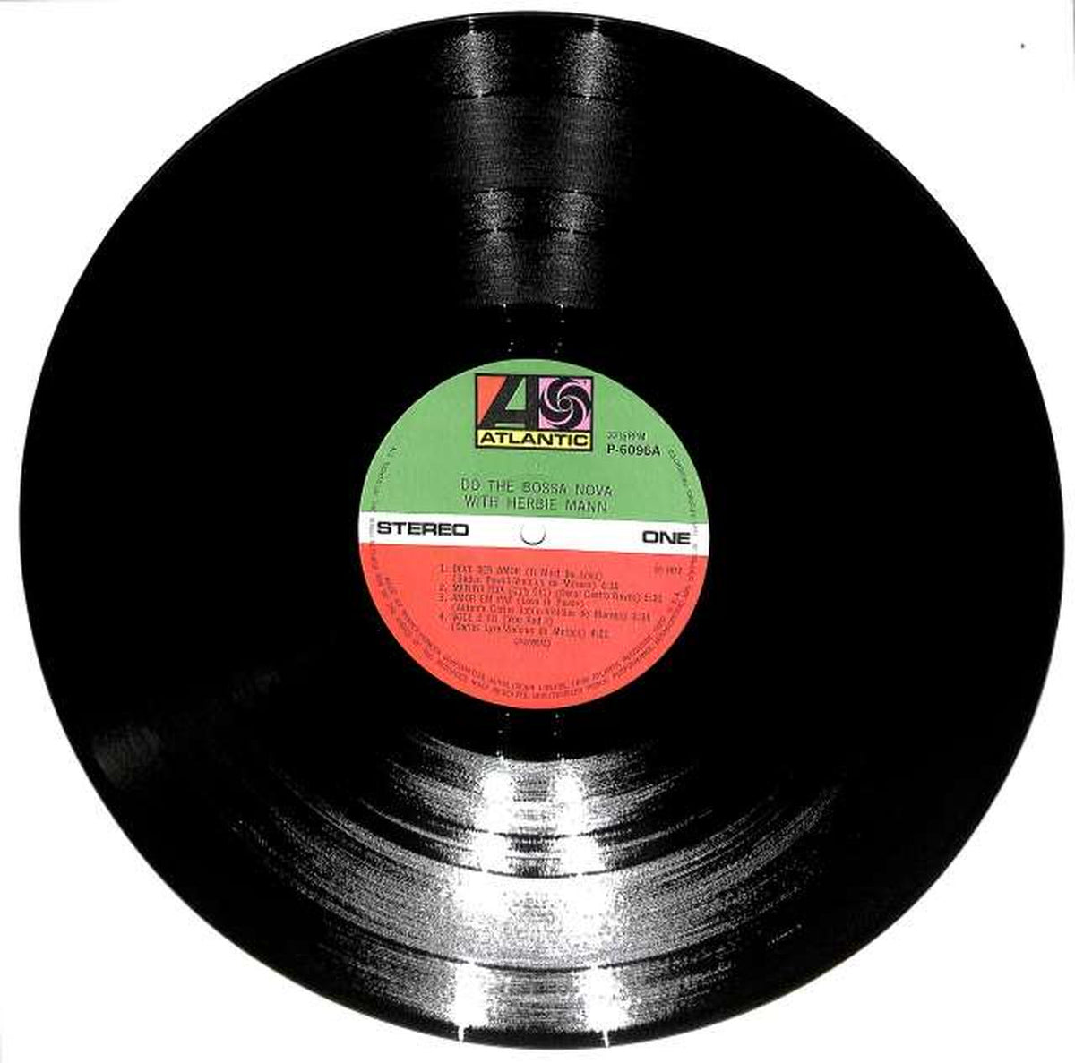 Warner Pioneer Herbie Mann 'Bossa Nova' P-6096A
