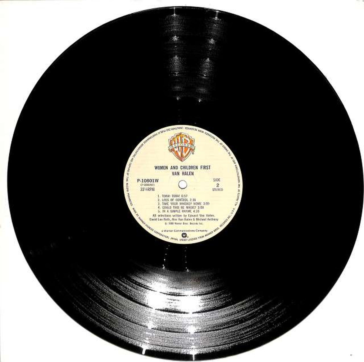 Warner Pioneer Van Halen "Dark Code" P-10801W