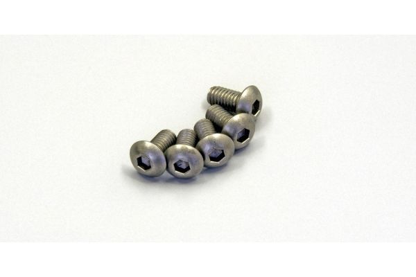 Kyosho 1-S14008HT Button Screw(Hex/Titanium/M4x8/5pcs) - BanzaiHobby