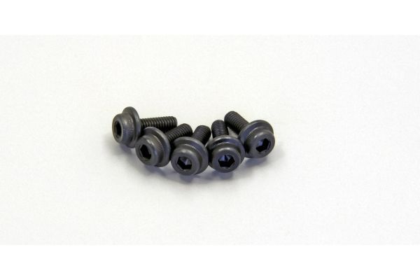 Kyosho 1-S23008F Cap Screw(M3x8/Flanged/5pcs) - BanzaiHobby