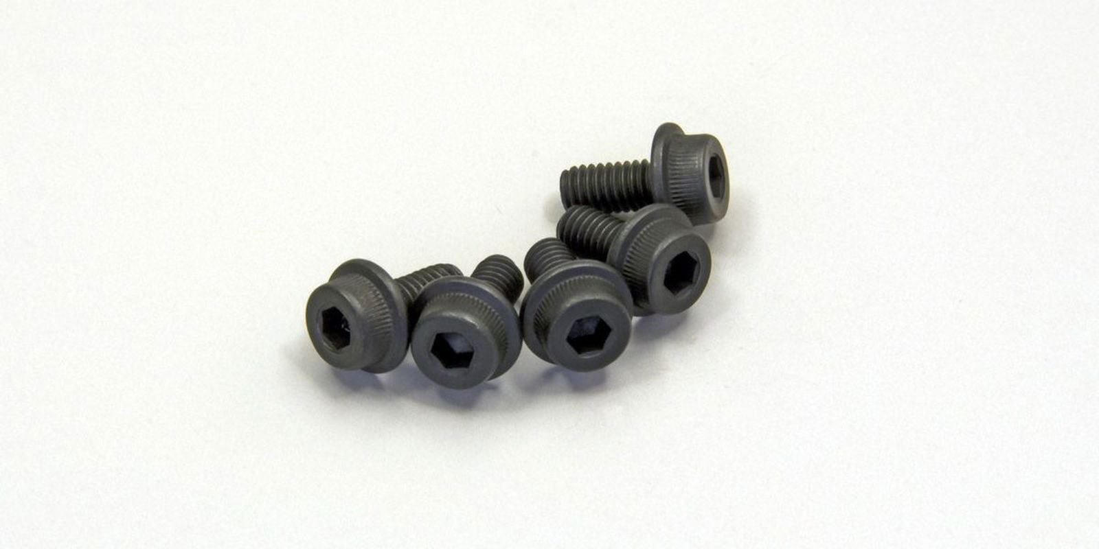 Kyosho 1-S24008F Cap Screw(M4x8/Flanged/5pcs) - BanzaiHobby