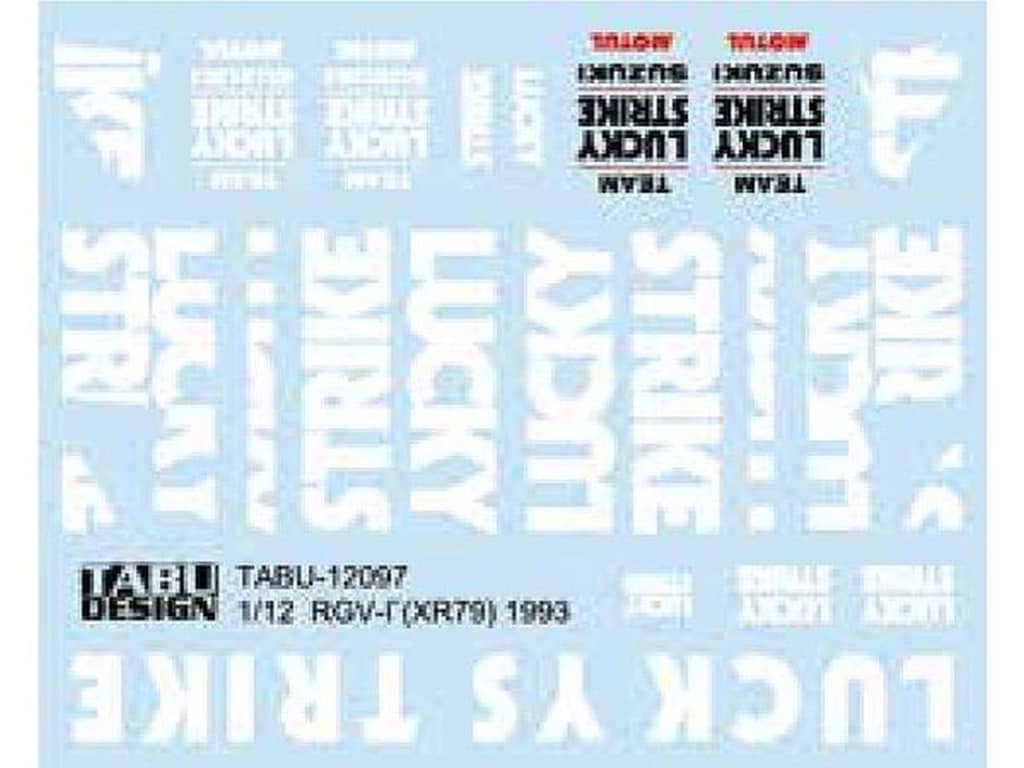 Tabu Design TABU12097 1/12 RGV-gamma (XR-79) 1993 Option For Platz/BEEMAX - BanzaiHobby