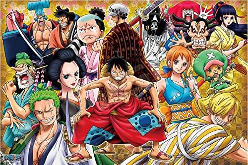 Ensky 1000-585 Wano Country Part 3 - One Piece (Puzzle, 1000 Pieces, 50 x 75 cm)