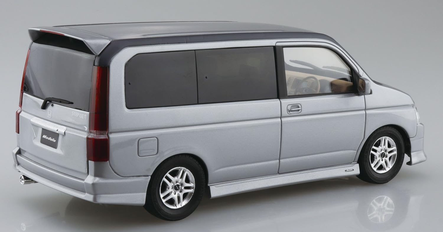 Aoshima 068304 1/24 Bunka Kyozai The Model Car Series No. SP12 Honda RF3 Step Wagon Moduro '01 - BanzaiHobby