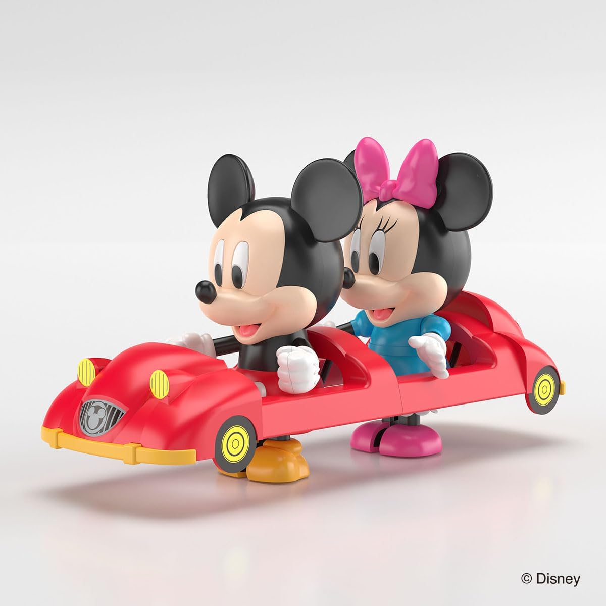 Aoshima 067048 Bunka Kyozai Raku Plastic Tokotoko No. DP-03 Disney Character Mickey & Minnie