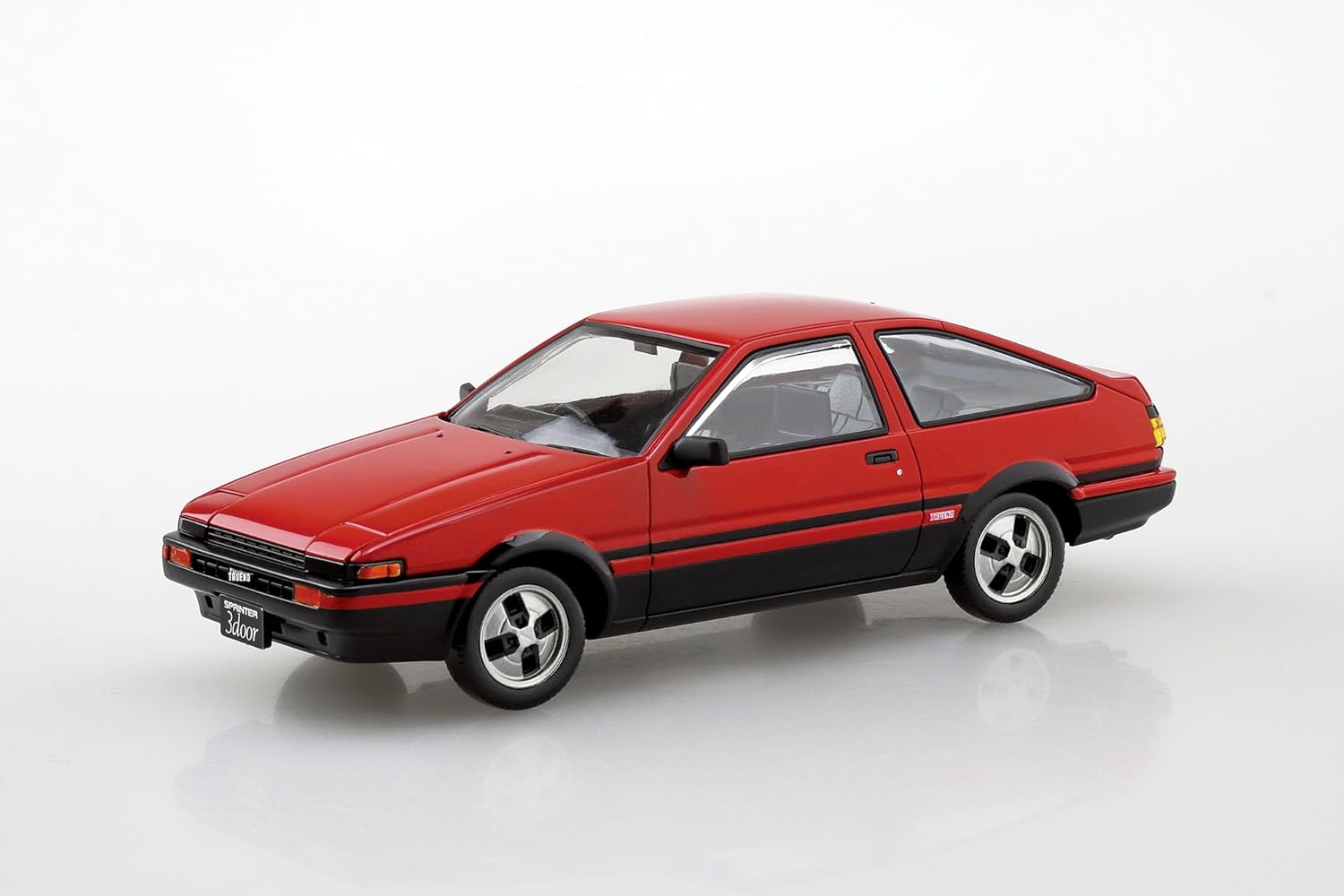 Aoshima 1/32 RakuPla Snap Kit No.11-RB Toyota Sprinter Trueno High Flash Two Tone - BanzaiHobby