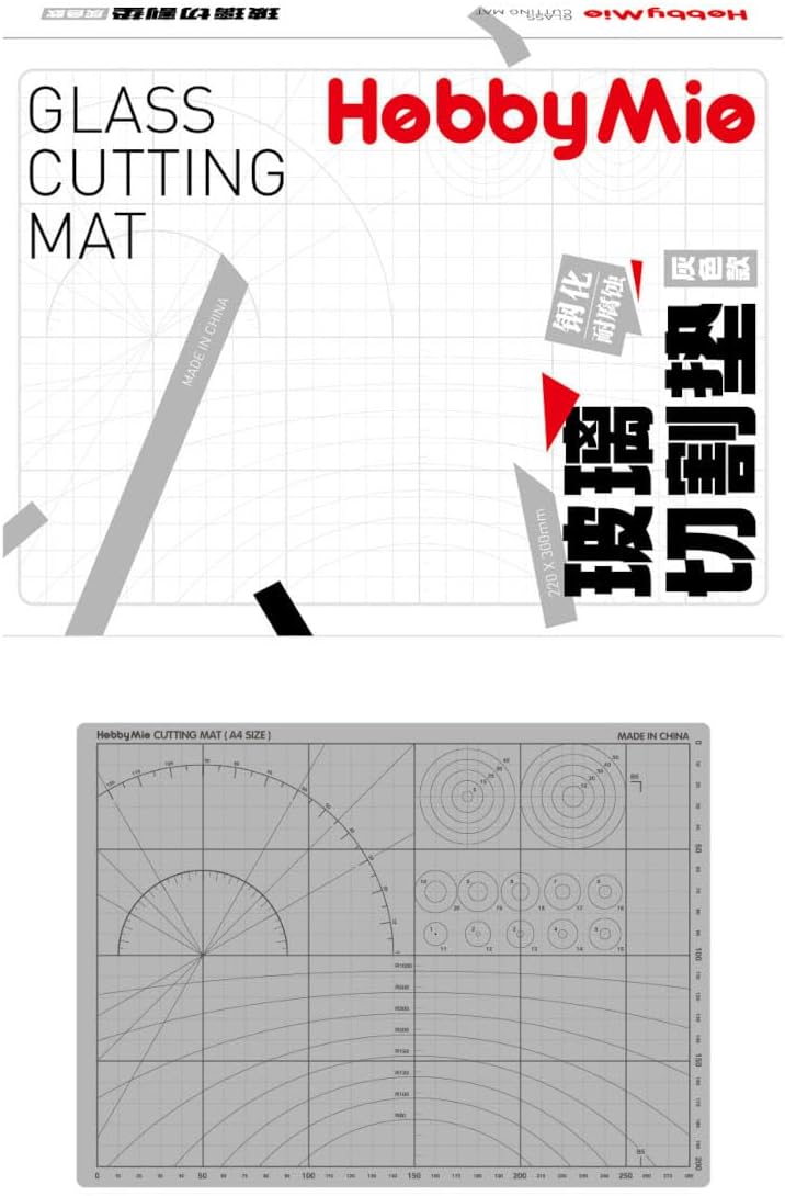 Doyusha Large Glass Cutting Mat Gray Hobby Tool