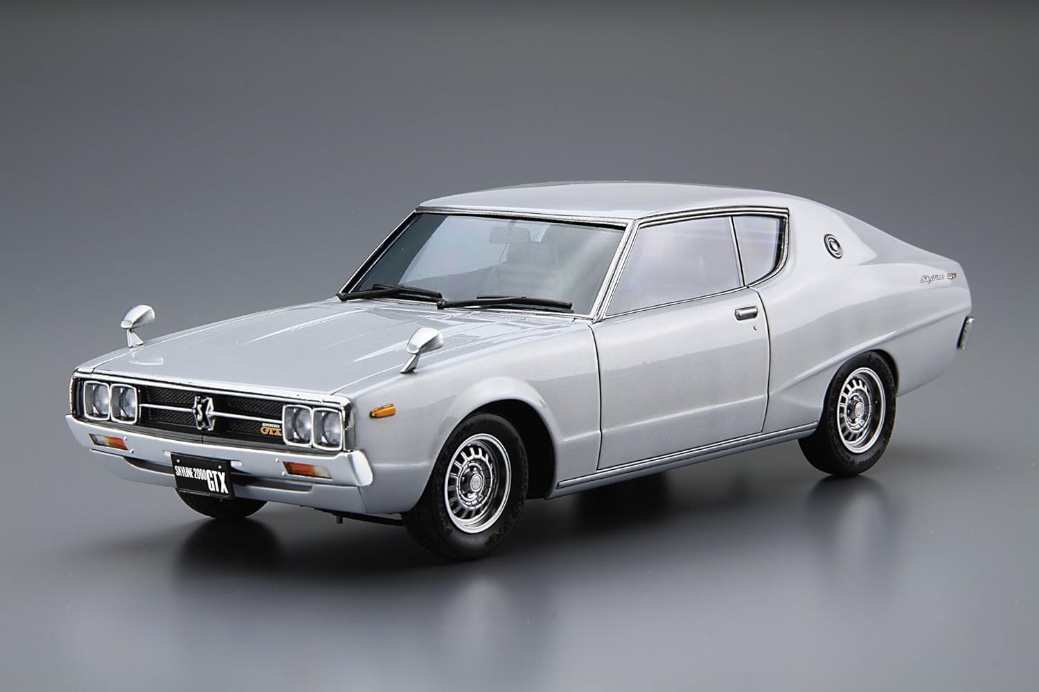 Aoshima 1/24 The Model Car No. 51 Nissan GC111 Skyline HT2000GTX-E・S '76 - BanzaiHobby