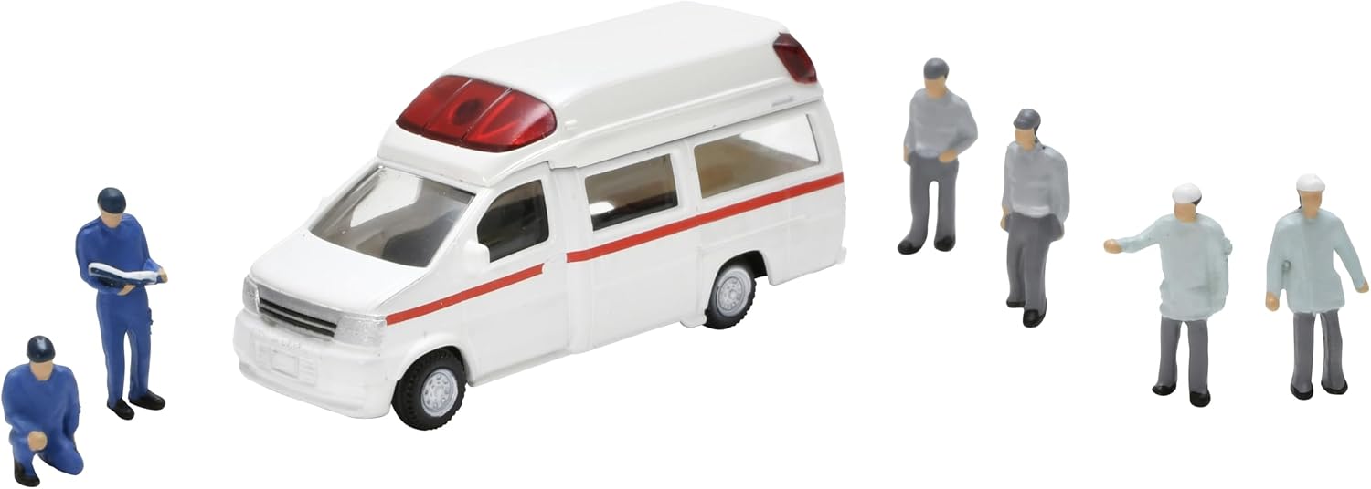 TOMYTEC (N-Gauge) Scenery Accessories 147 Ambulance Paramedics - BanzaiHobby