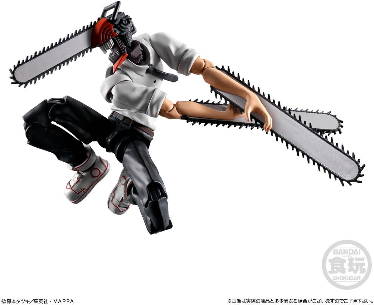 Bandai SMP Kit Makes Pose Chainsaw Man Shokugan (set of 2)