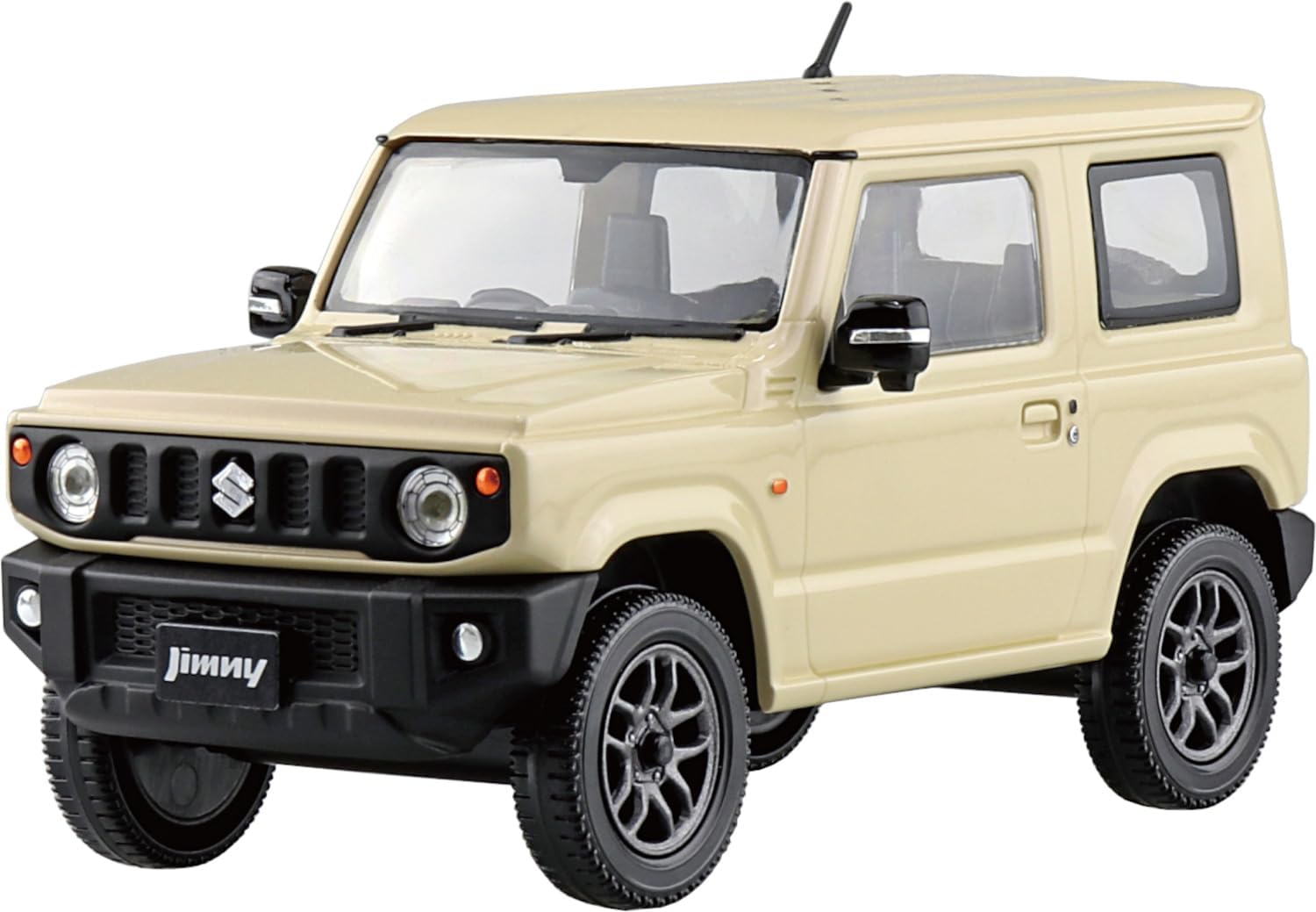 Aoshima 1/32 Easy Plastic Snap Kit No.09-CI Suzuki JB64 Jimny Chiffon Ivory Metallic - BanzaiHobby