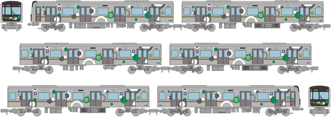 Tomytec Railway Collection Iron Colle Osaka Metro Central Line 3000A Series Set of 6 Cars - BanzaiHobby