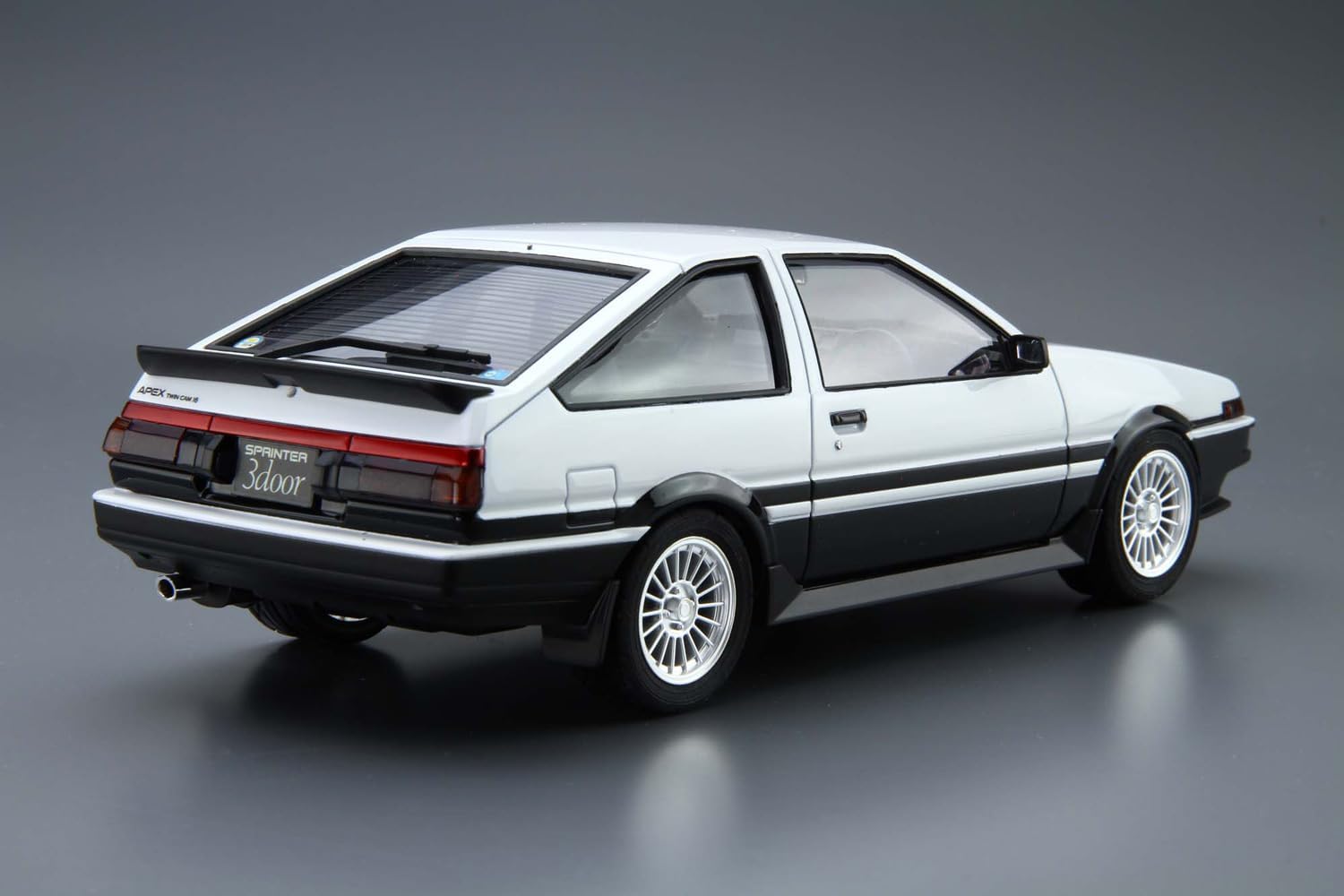 Aoshima 1/24 The Model Car Series No.5 Toyota AE86 Sprinter Trueno GT-APEX '85 - BanzaiHobby