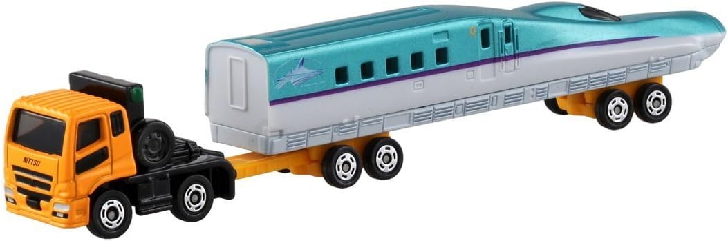 Tomica No. 122 H5 Series Shinkansen Hayabusa Transport Vehicle