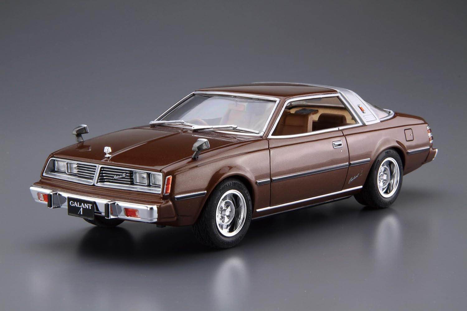 Aoshima 1/24 The Model Car No.78 Mitsubishi A133A Galant Λ '78 - BanzaiHobby