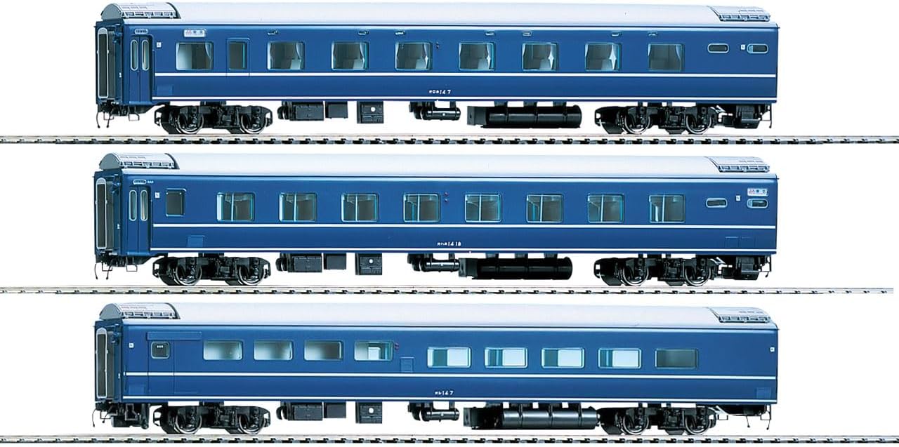 TOMIX HO-9118 HO Gauge JNR Series 14 Type 14 Express Sleeper Car Add-on Set (3 Cars)