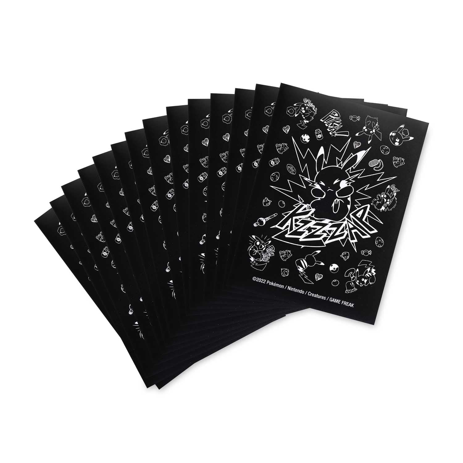 ポケモンセンター:ポケモンTCG ピカチュウ コミックスタイル アタック カードスリーブ (65枚)
