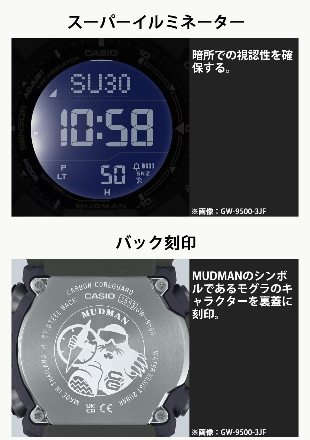 G-SHOCK MUDMAN GW-9500MH-5JF カシオ 電波ソーラー 腕時計 国内正規品