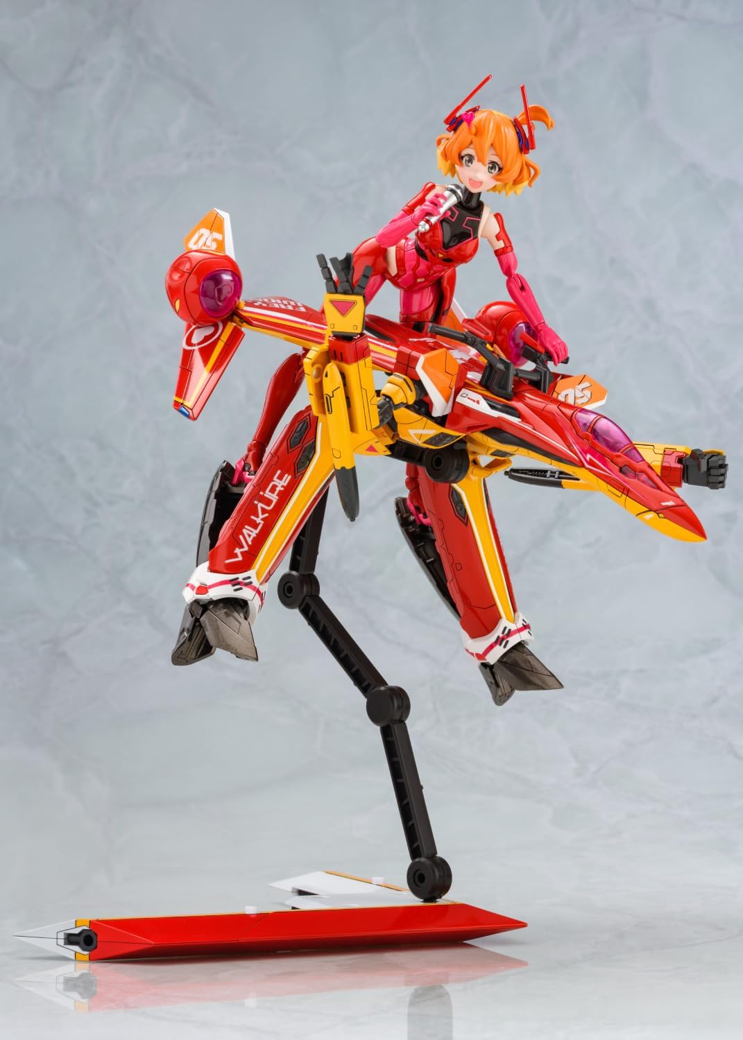 Aoshima ACKS MC-14 Bunka Kyozai VFG Macross Delta VF-31J Siegfried Freya Vion Total Height Approx. 5.6 inches (143 mm), Color Coded - BanzaiHobby